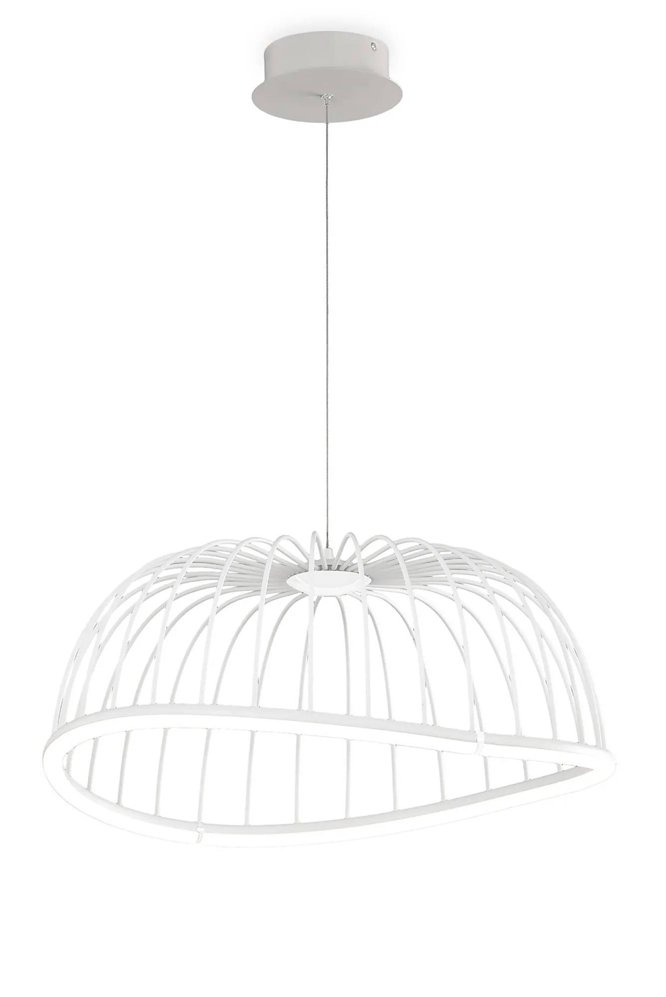 M6681  Celeste Pendant 61cm Round 30W LED White